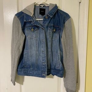 Denim and Gray Jacket